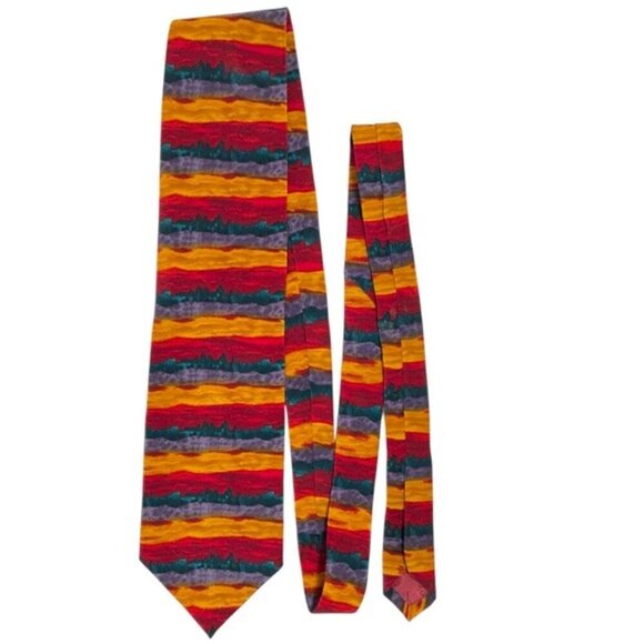 J. Garcia Other - Jerry Garcia Silk Tie Grateful Dead Landscape Series Dawn at Ritz Vintage 1990